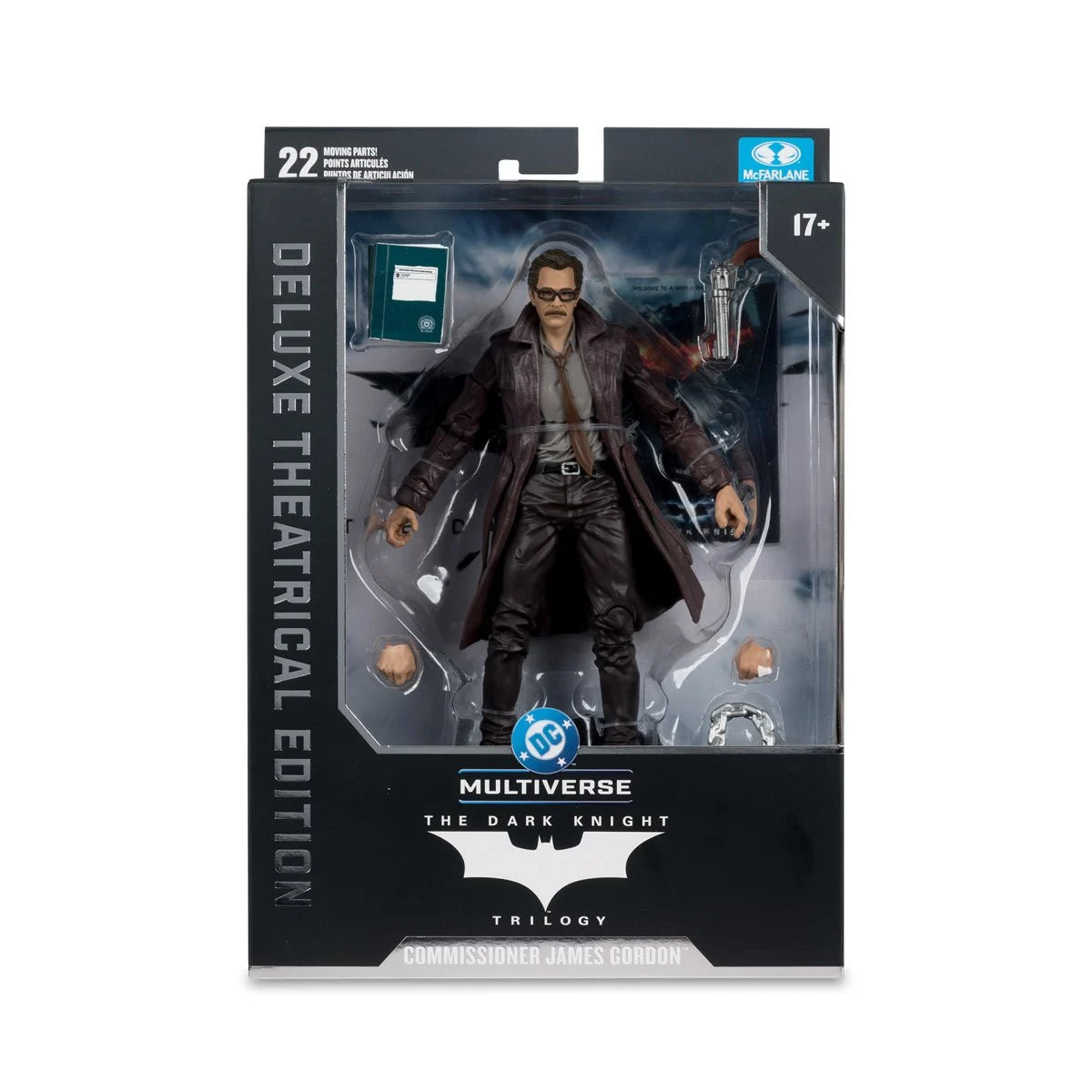DC Multiverse Deluxe Theatrical Edition Wave 5 The Dark Knight Commissioner Gordon Action Figure By Mcfarlane