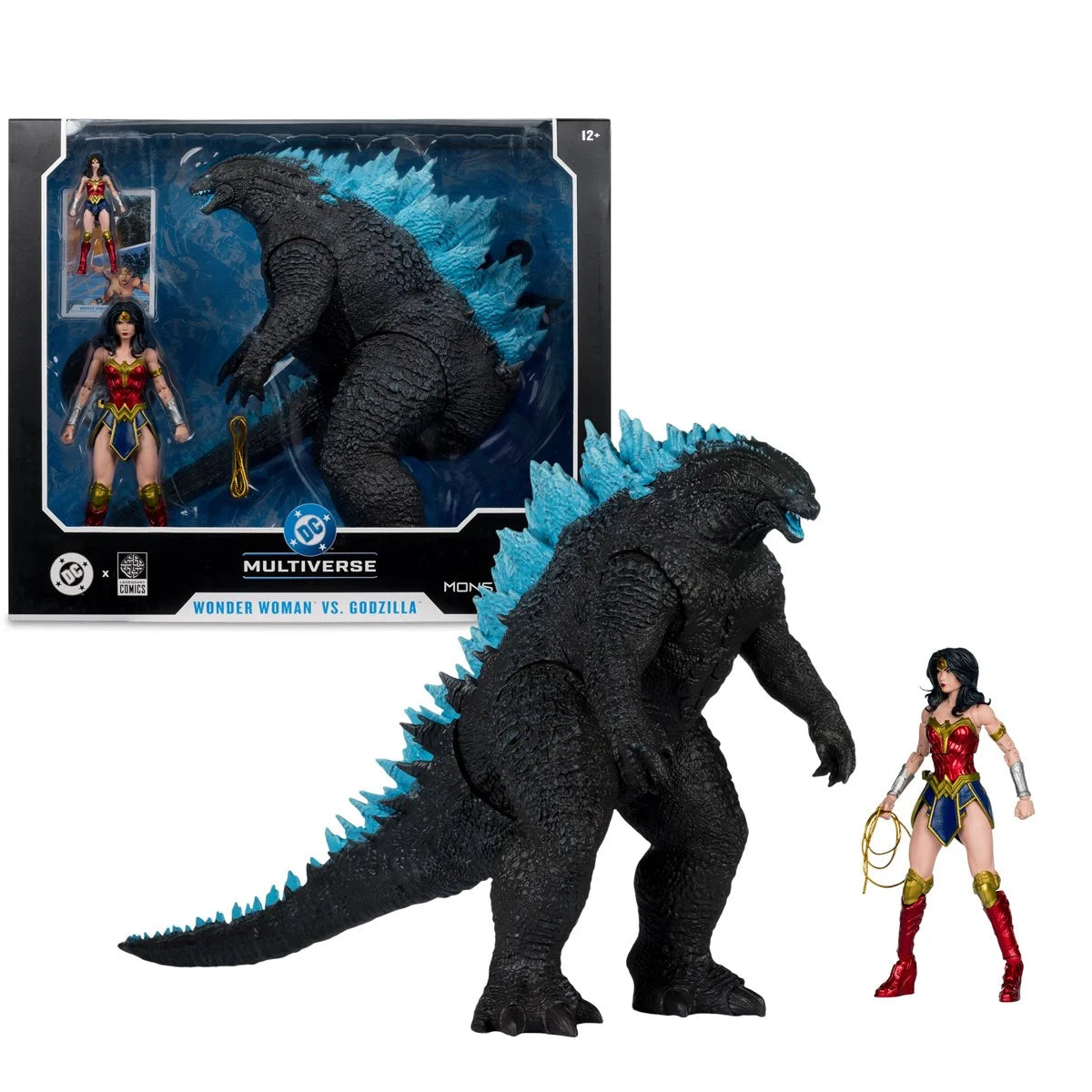 DC Multiverse (Justice League vs. Godzilla vs. Kong) Wonder Woman vs. Godzilla Megafig 2-Pack Action Figure