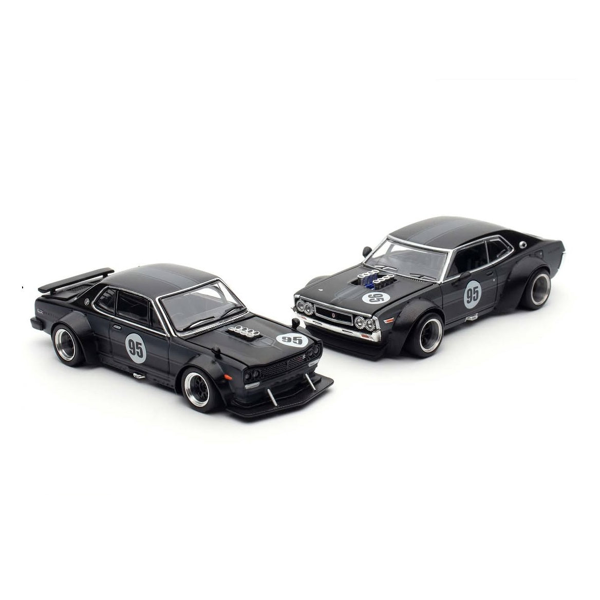 POP RACE x Daigo Saito Skyline GT-R V8 Drift Hakosuka & Datsun Laurel C130 Box Set (2025 HK Toy Car Salon Exclusive)