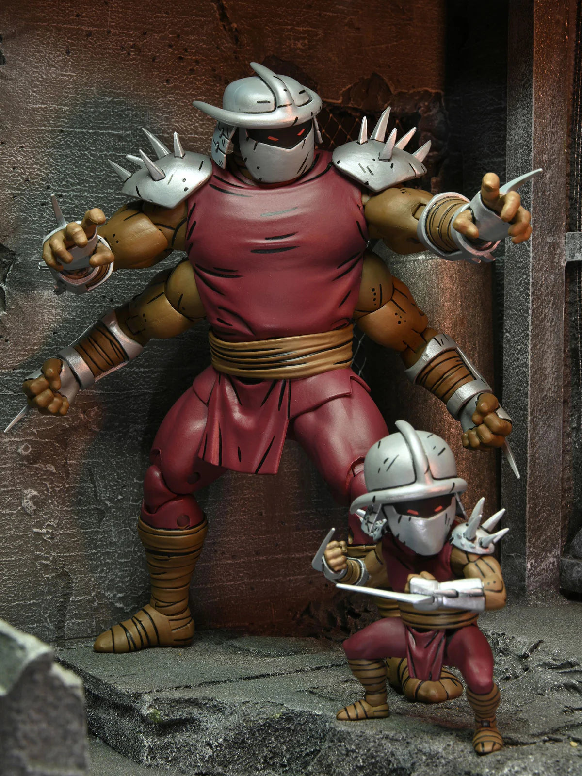 Teenage Mutant Ninja Turtles Shredder Clone & Mini Shredder (Mirage Comics) Action Figure
