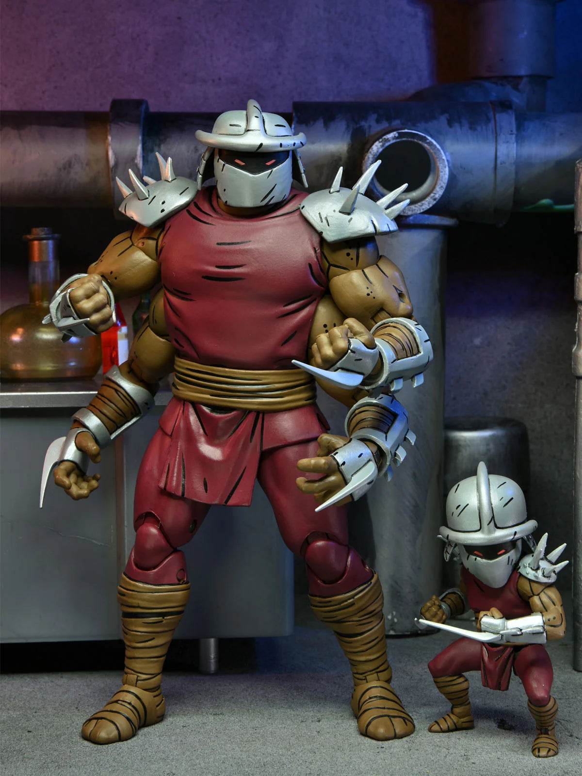 Teenage Mutant Ninja Turtles Shredder Clone & Mini Shredder (Mirage Comics) Action Figure