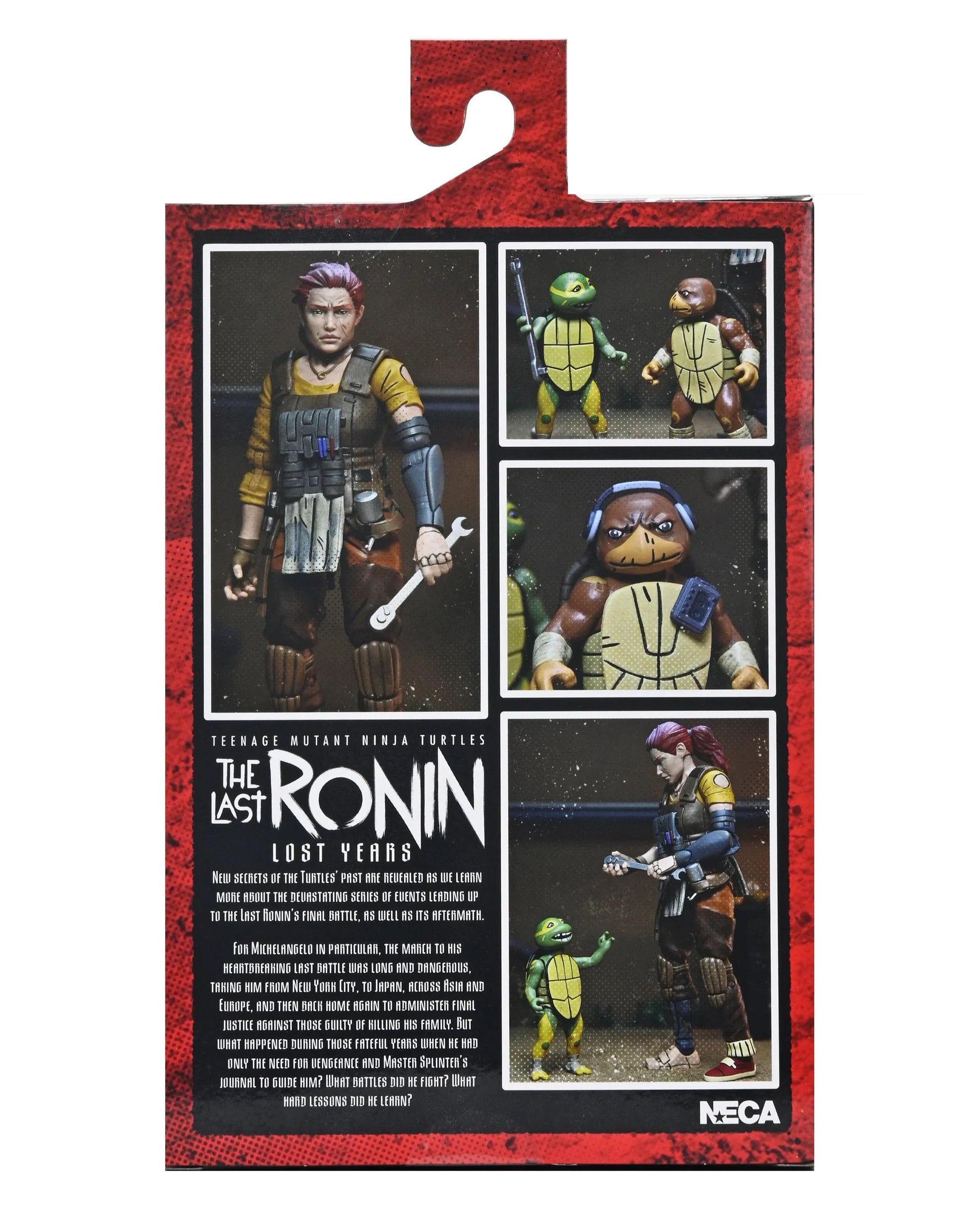 TMNT 7" Scale Figures -The Last Ronin (The Lost Years) - Grammy April w/ Baby Yi & Moja by Neca