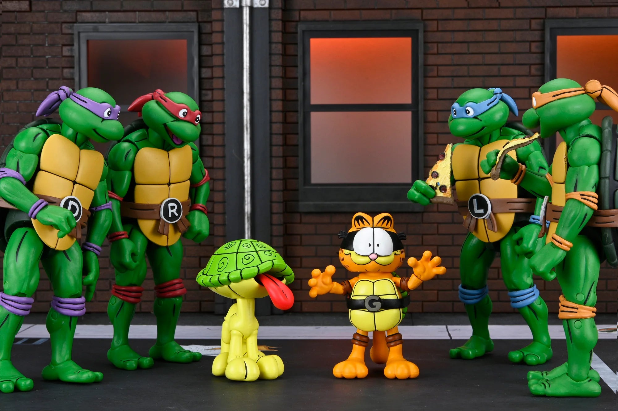Teenage Mutant Ninja Turtles (Archie Comics) x Garfield Ultimate Garfello & Odie Action Figures