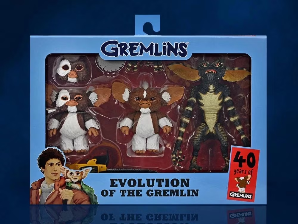 Gremlins Evolution of a Gremlin 40th Anniversary Action Figure Box Set by NECA