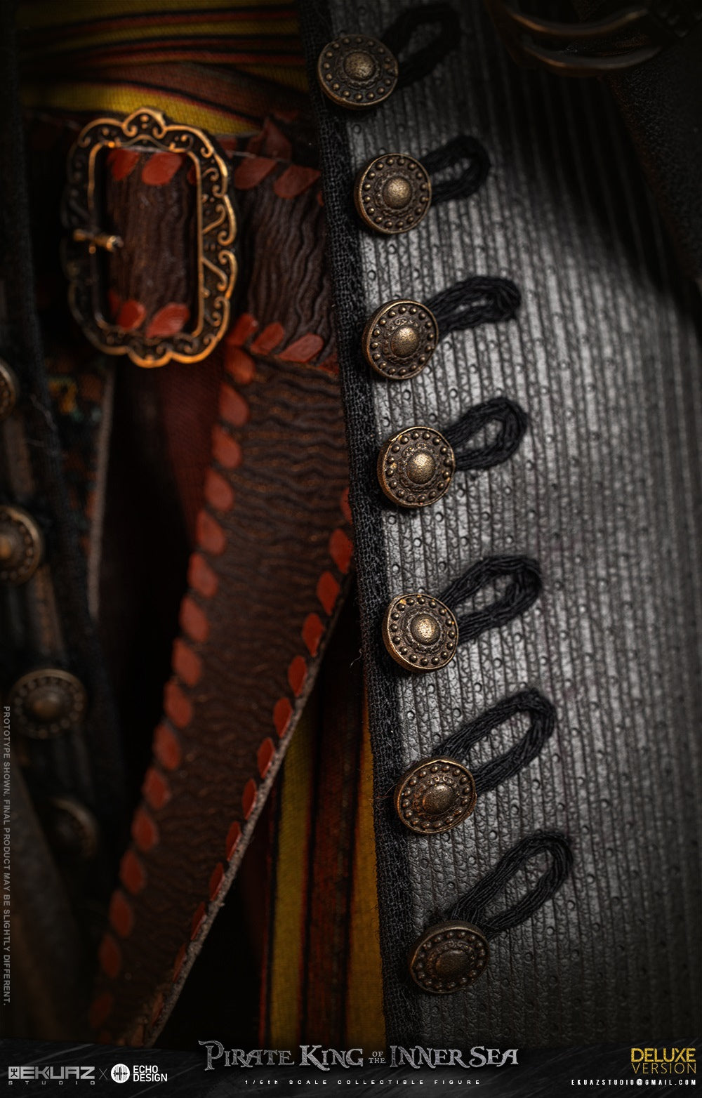 Ekuaz Studio x Echo Design King of the Caspian Sea 1/6 Figure (POTC Hector Barbossa)