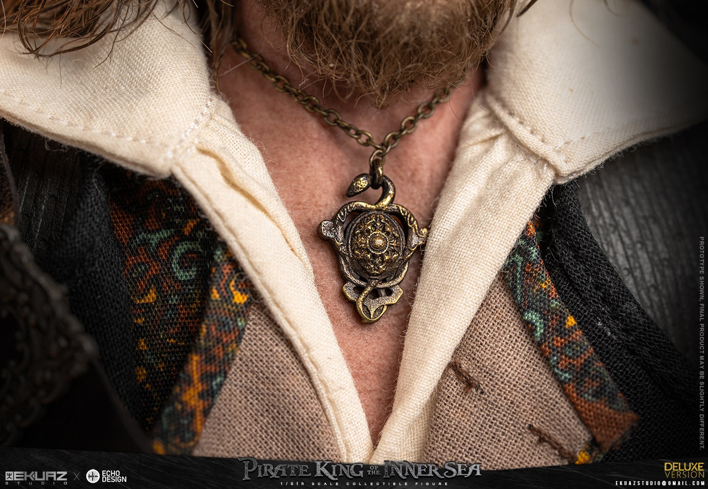 Ekuaz Studio x Echo Design King of the Caspian Sea 1/6 Figure (POTC Hector Barbossa)
