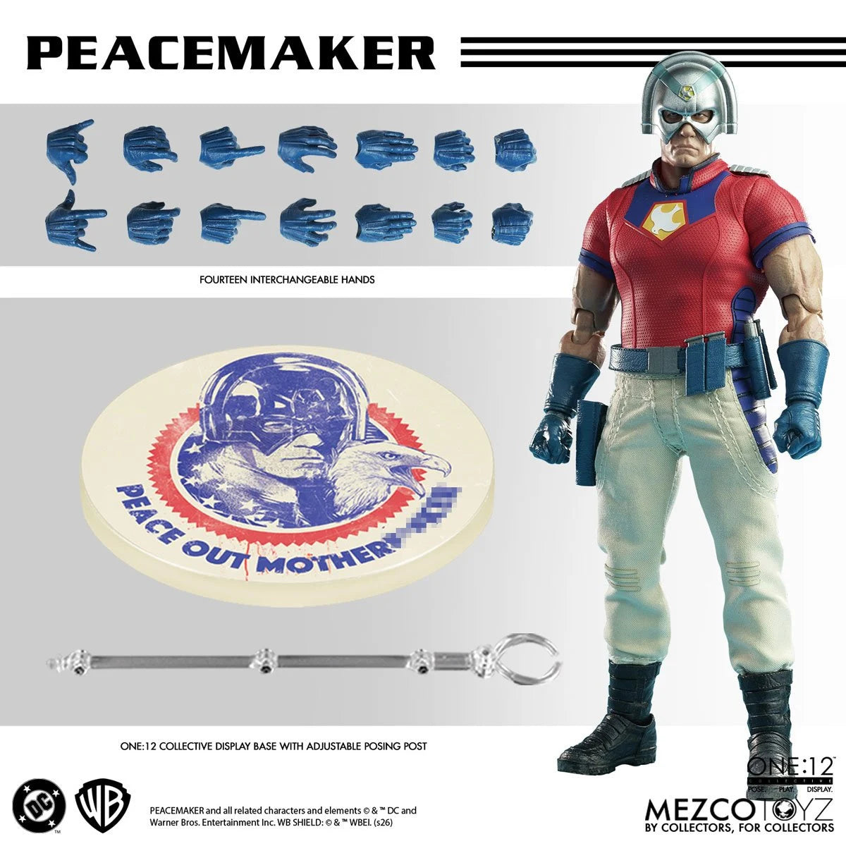 Peacemaker One:12 Collective Action Figure By Mezco Toyz