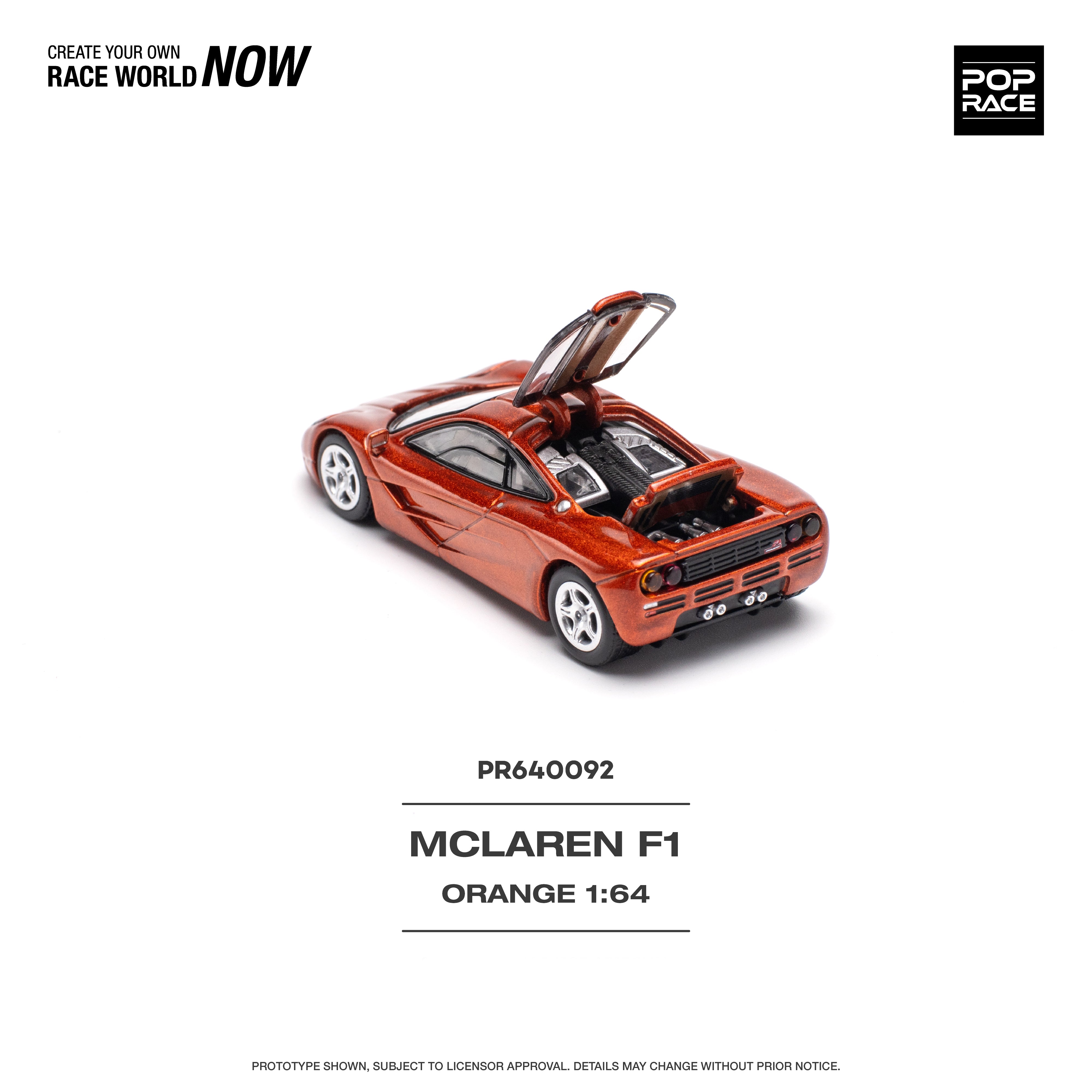 McLAREN F1 - Orange PR640920 by Pop Race