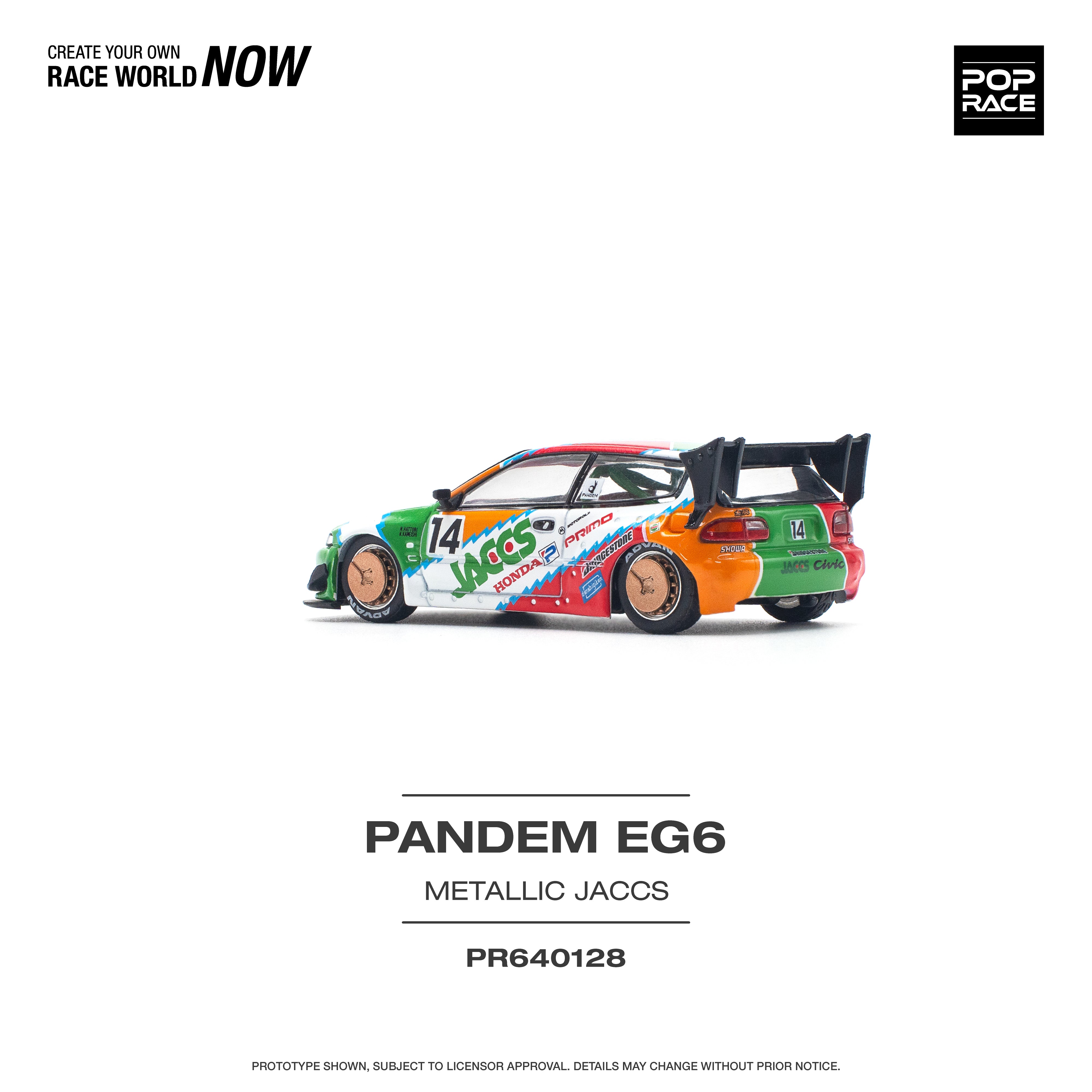 Pandem Civic EG6 v1.5 Metallic JACCS PR640128 by Pop Race
