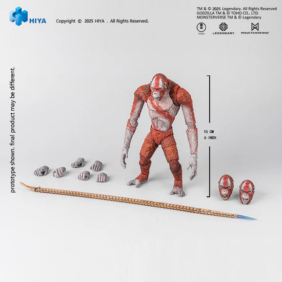 HIYA Exquisite Basic Series Godzilla x Kong The New Empire Skar King Action Figure