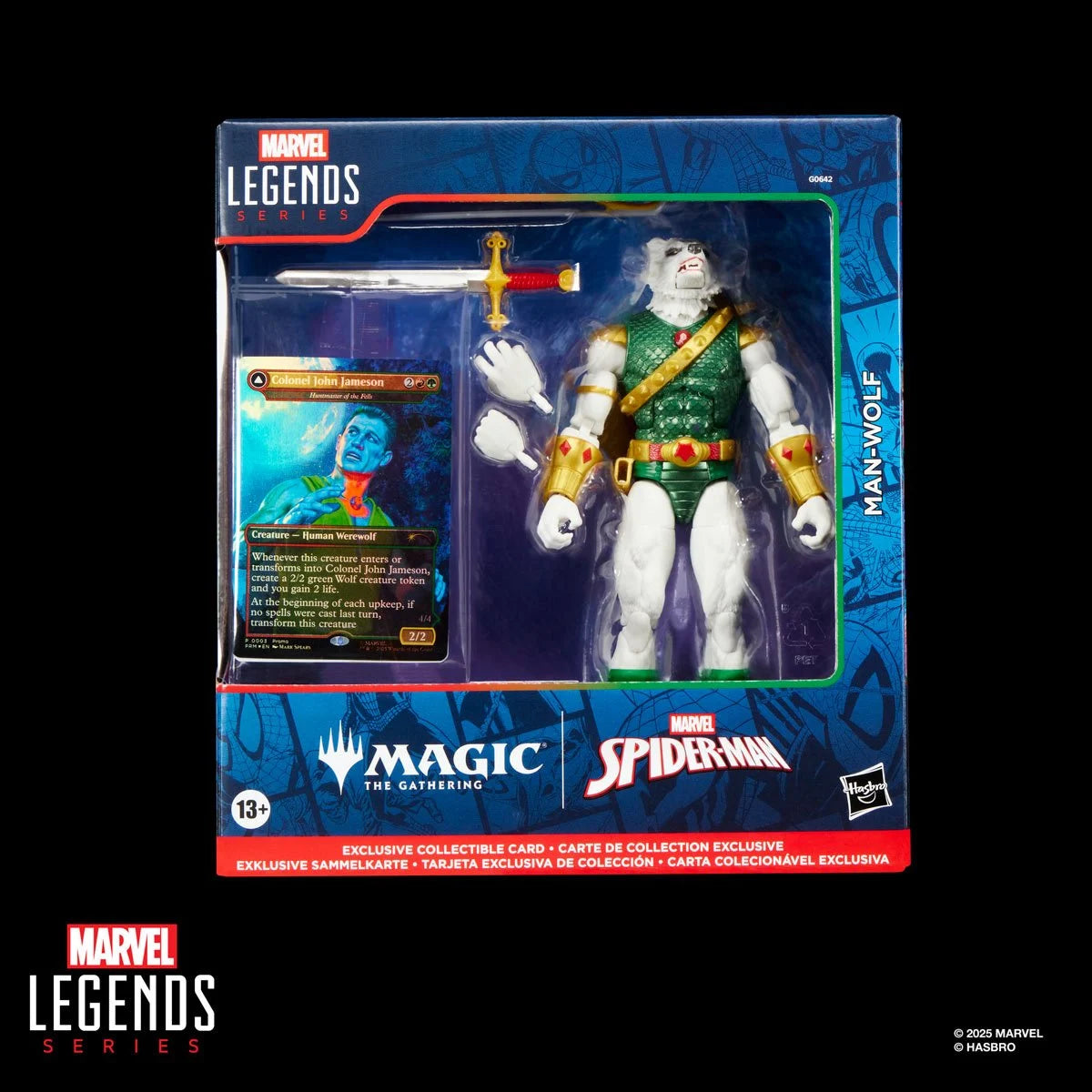 Spider-Man Marvel Legends Magic: The Gathering Man-Wolf Action Figure