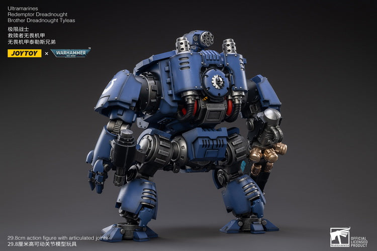 Warhammer 40K Ultramarines Redemptor Dreadnought Brother Tyleas 1/18 Scale Figure