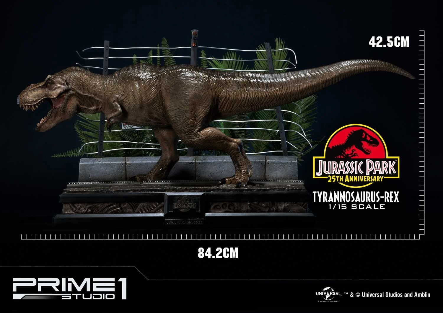 Jurassic Park Tyrannosaurus-Rex Version By Prime 1 Studio