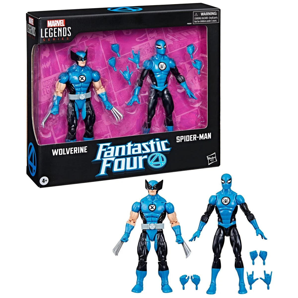 Fantastic Four Marvel Legends Wolverine and Spider-Man Action Figure 2-Pack