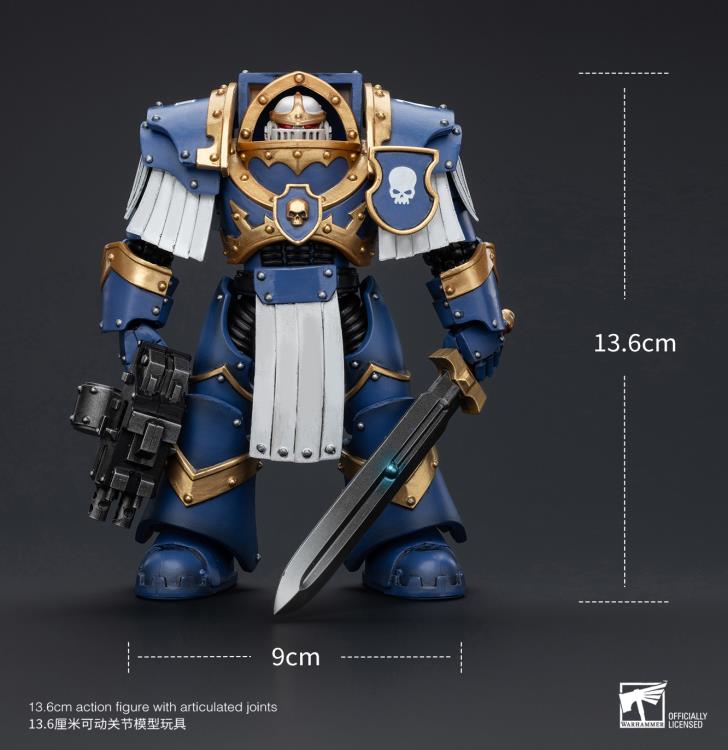 Warhammer: The Horus Heresy Ultramarines Cataphractii Terminator Squad Sergeant with Power Sword Action Figure