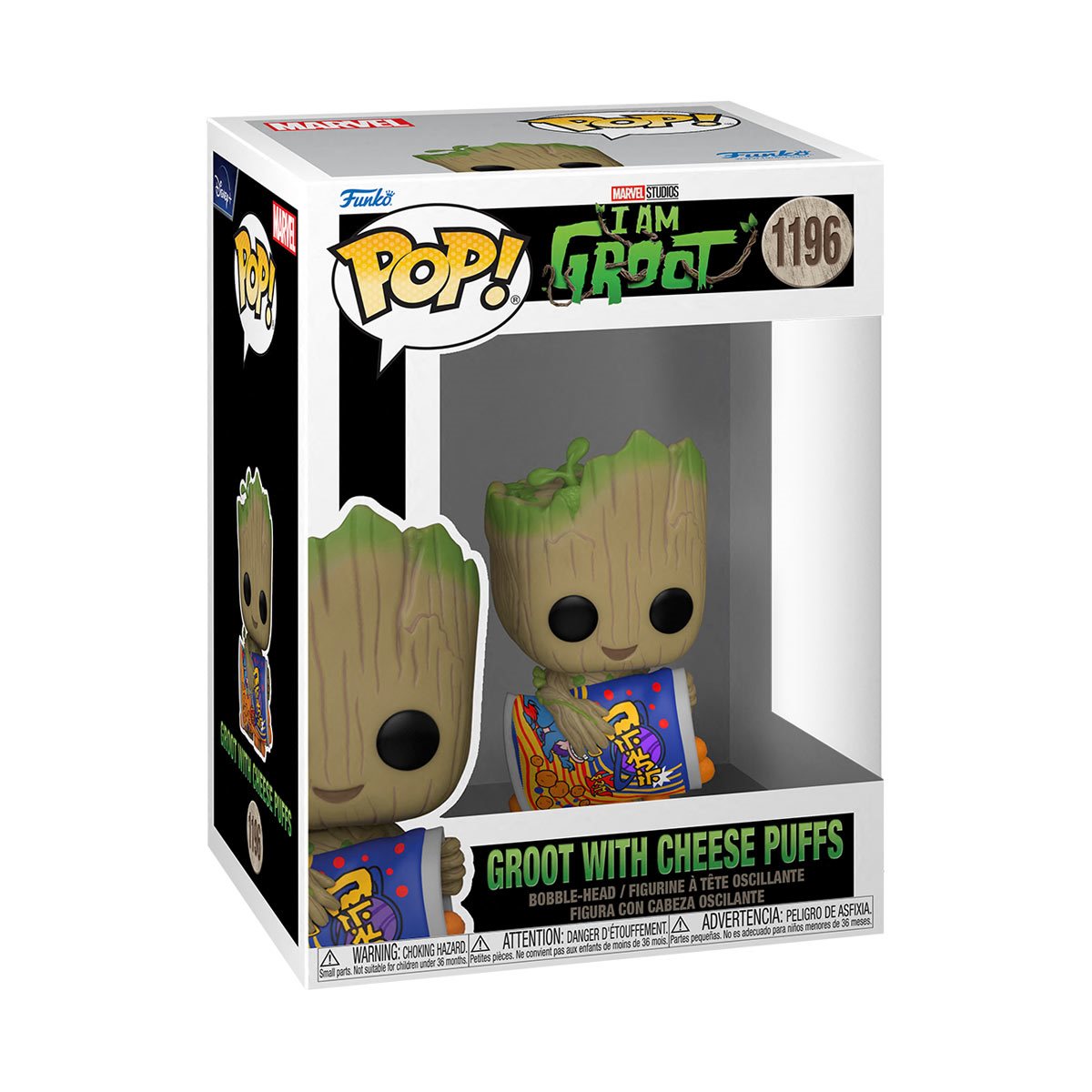 I Am Groot with Cheese Puffs Funko Pop!