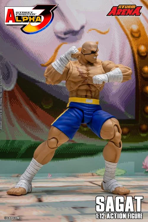 Sagat STREET FIGHTER ALPHA 3 (STORM ARENA) 1/12 Scale By Storm Collectibles