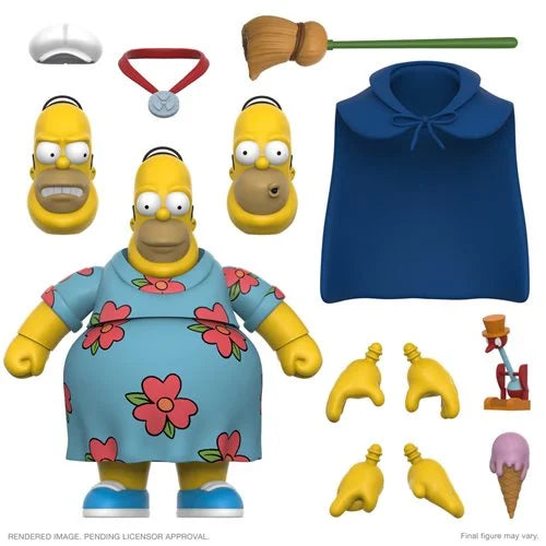 The Simpsons Ultimates King-Size Homer 7-Inch Action Figure By Super 7