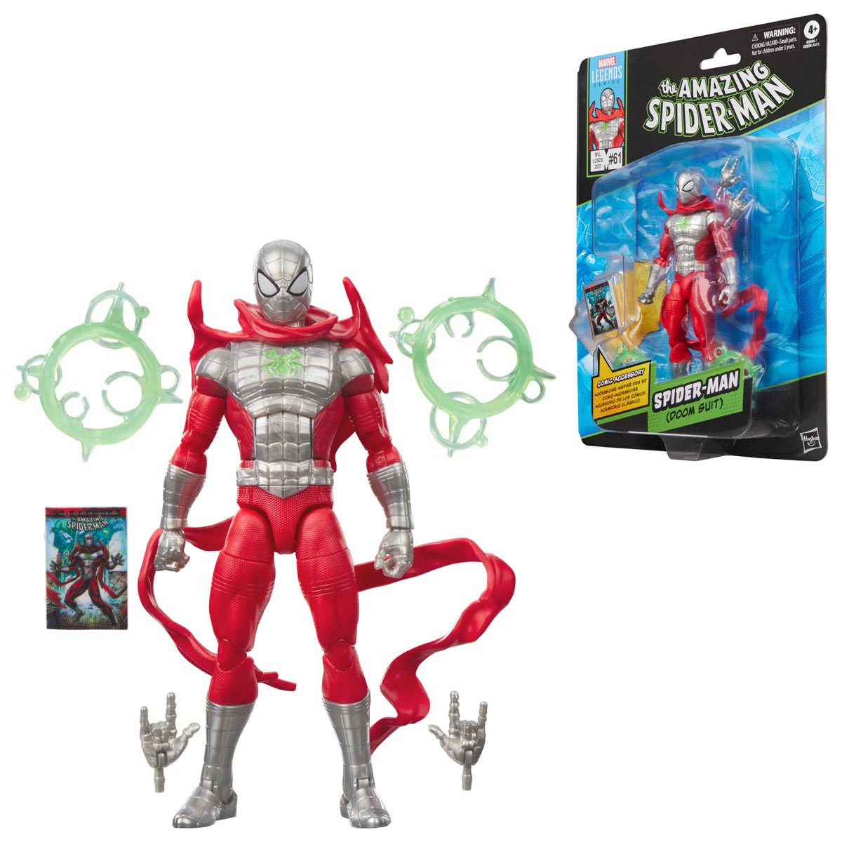 Marvel Legends Comics-Inspired Spider-Man (Doom Suit) Action Figure