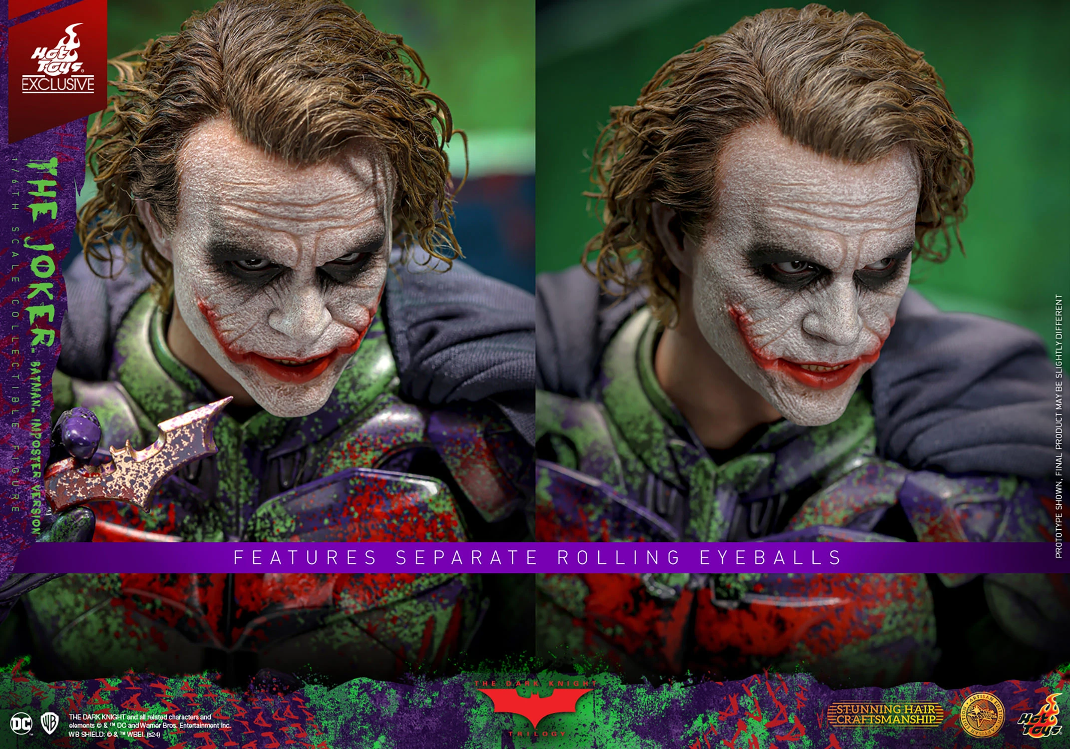 The Joker (Batman Imposter Version) (Artisan Edition) By Hot Toys