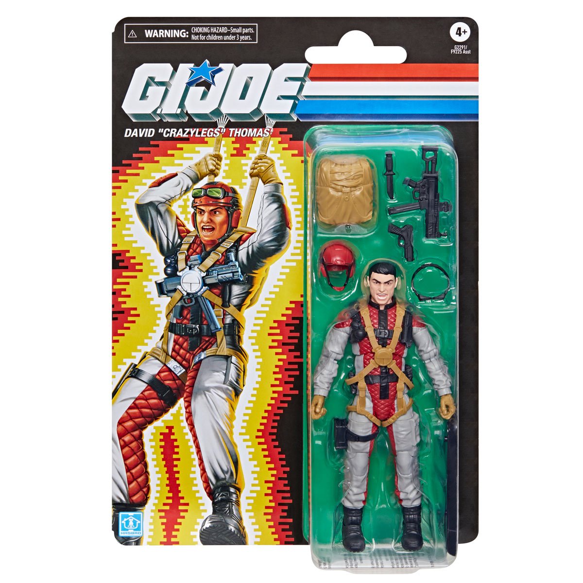 G.I. Joe Classified Series Retro Cardback David Crazylegs Thomas Action Figure