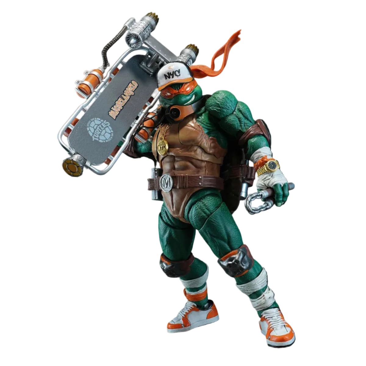 HB0105 HEFIG TMNT Michelangelo Action Figure Bonus Edition By Heatboys