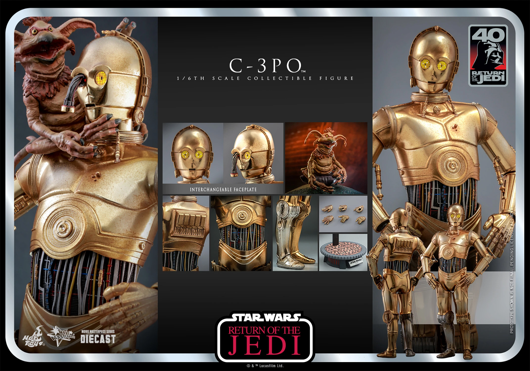 C-3PO Sixth Scale Figure by Hot Toys