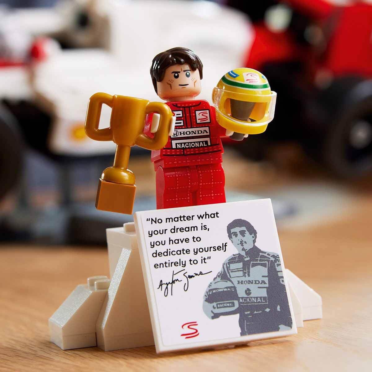 LEGO Icons McLaren MP4/4 & Ayrton Senna Model Car 10330 for Adults (693 Pieces)