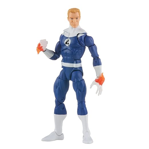 Marvel Legends Fantastic Four Human Torch Retro Comics figure