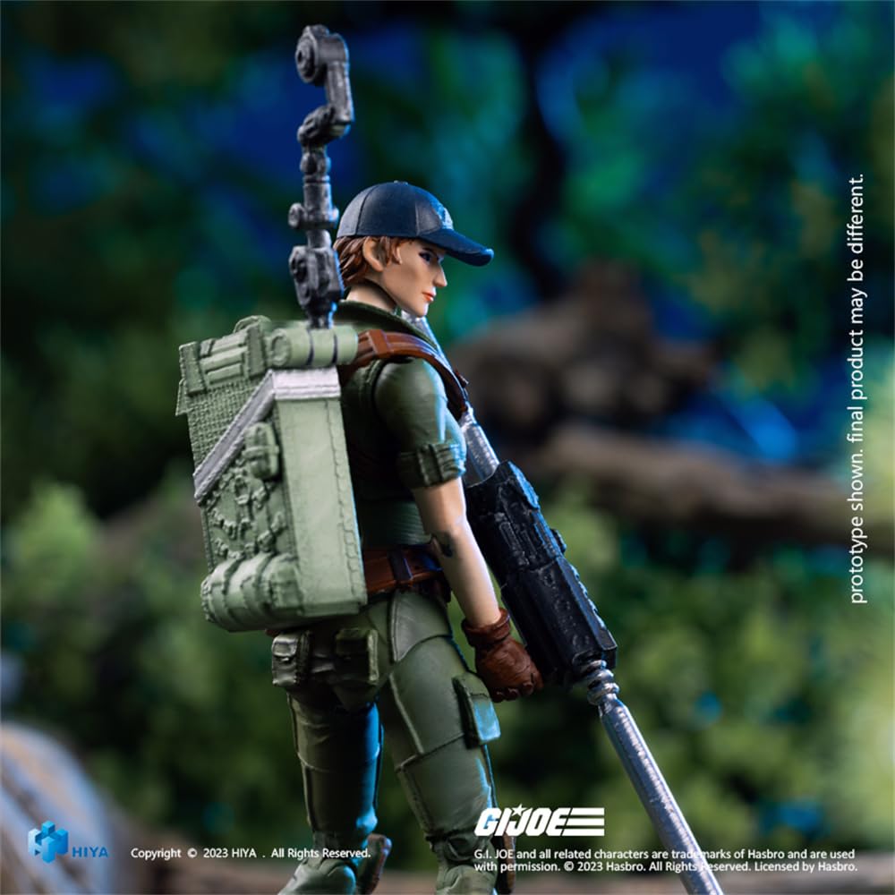 HIYA Exquisite Mini Series 1/18 Scale G.I.Joe Lady Jaye Action Figure