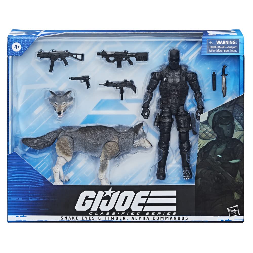 G.I. Joe Classified Series Snake Eyes & Timber Action Figures