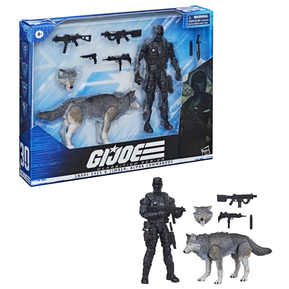 G.I. Joe Classified Series Snake Eyes & Timber Action Figures