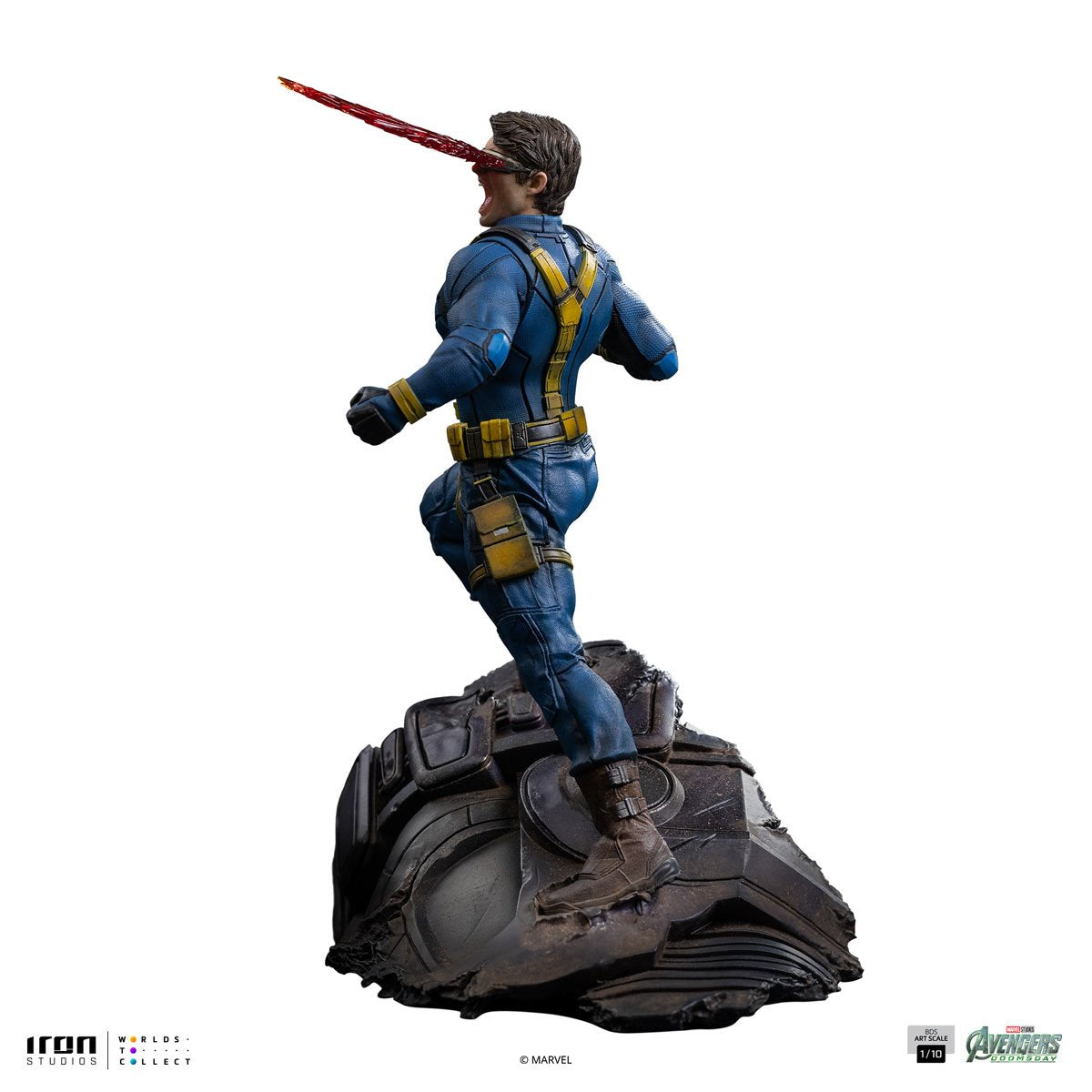 Avengers Doomsday Cyclops Battle Diorama Series Art Scale 1:10 Statue By Iron Studio