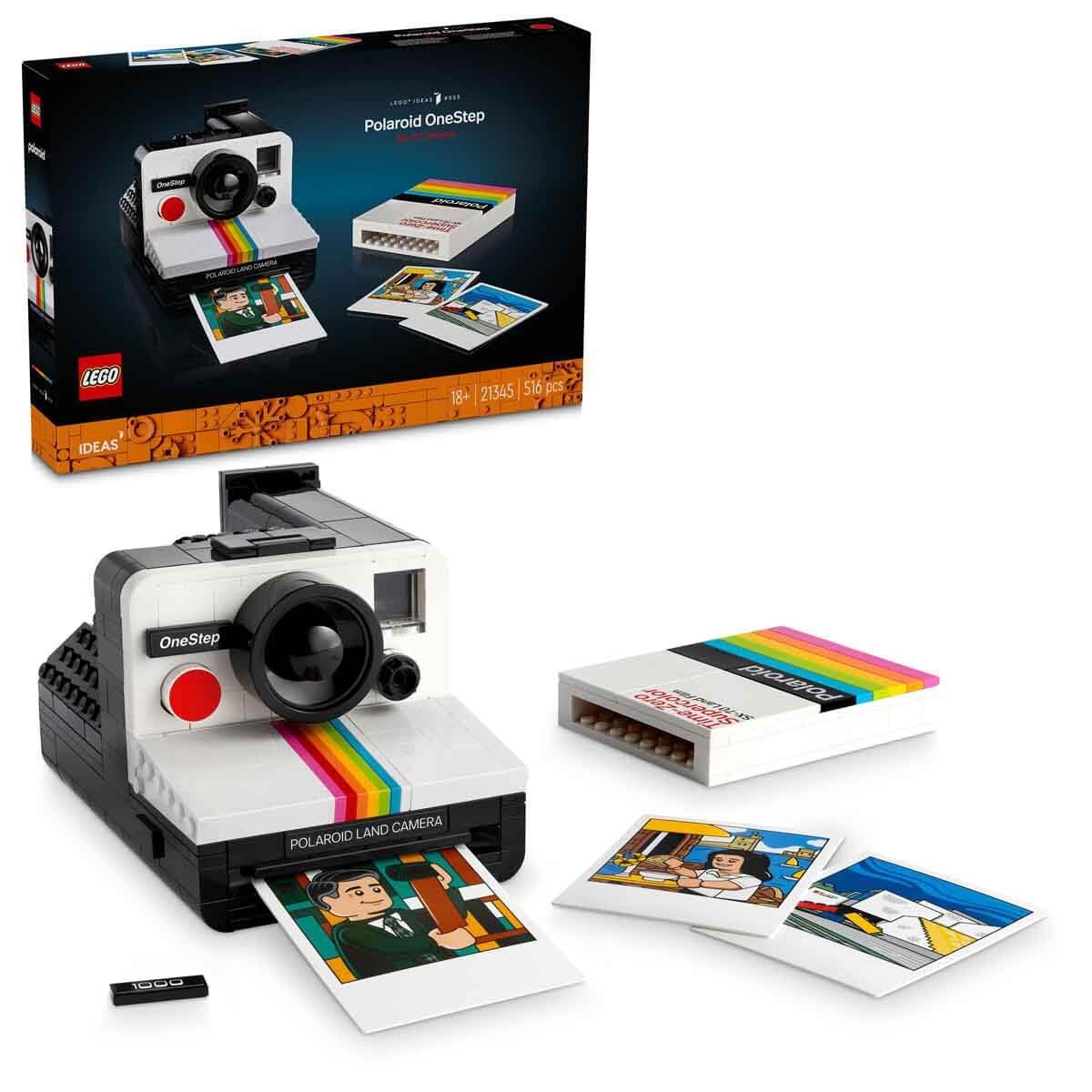 LEGO Ideas Polaroid OneStep SX-70 Camera 21345 (516 Pieces)