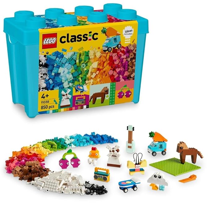 LEGO Classic Vibrant Creative Brick Box 11038 (850 Pieces)