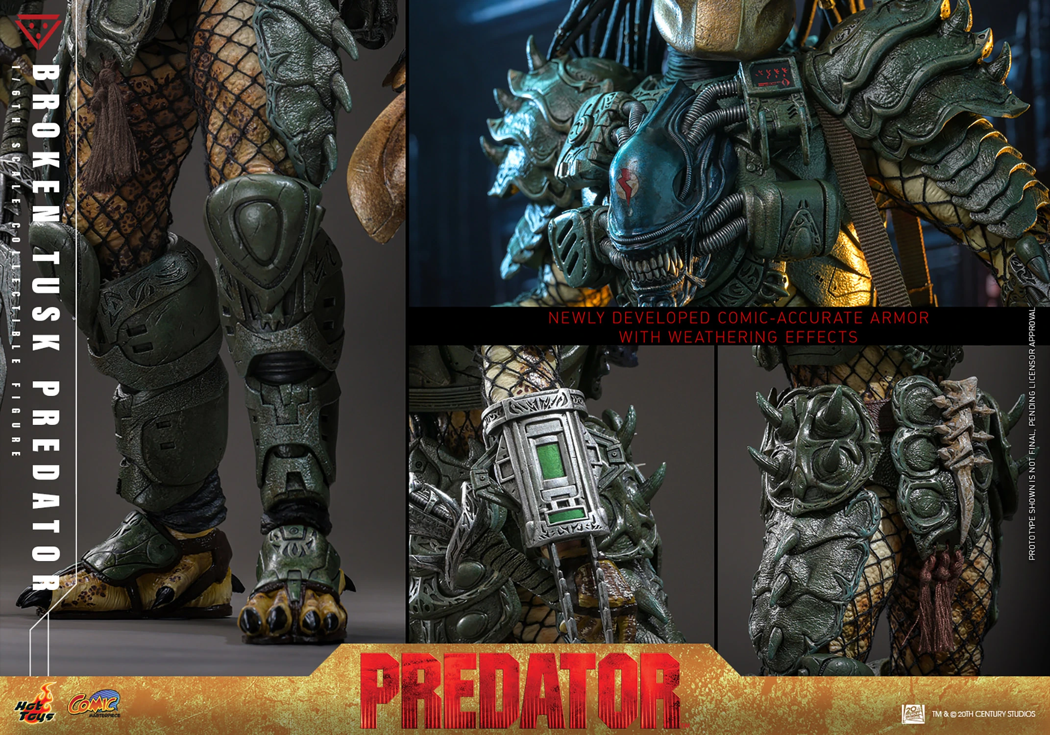 Broken Tusk Predator Sixth Scale Figure by Hot Toys
