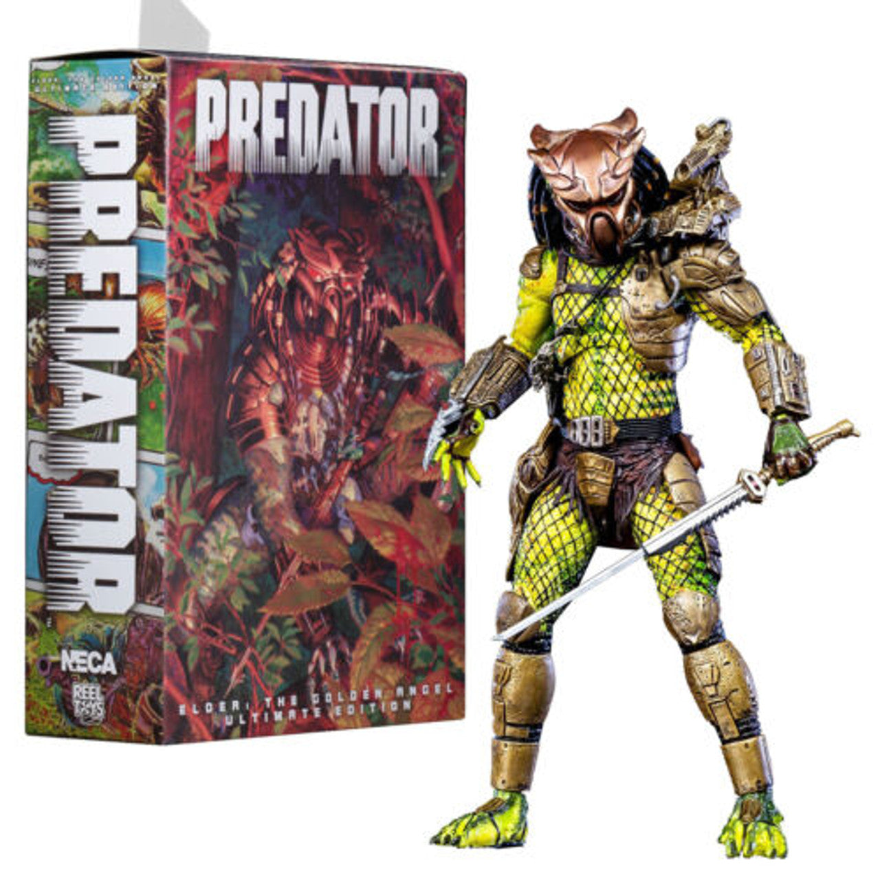 Predator Elder The Golden Angel Ultimate Edition Action Figure by NECA