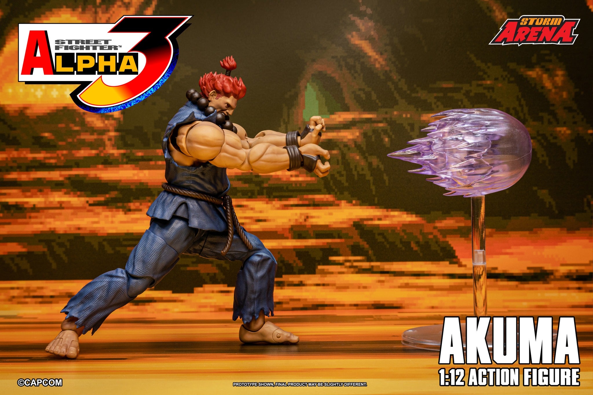 AKUMA STREET FIGHTER ALPHA 3 (STORM ARENA) 1/12 Scale By Storm Collectibles