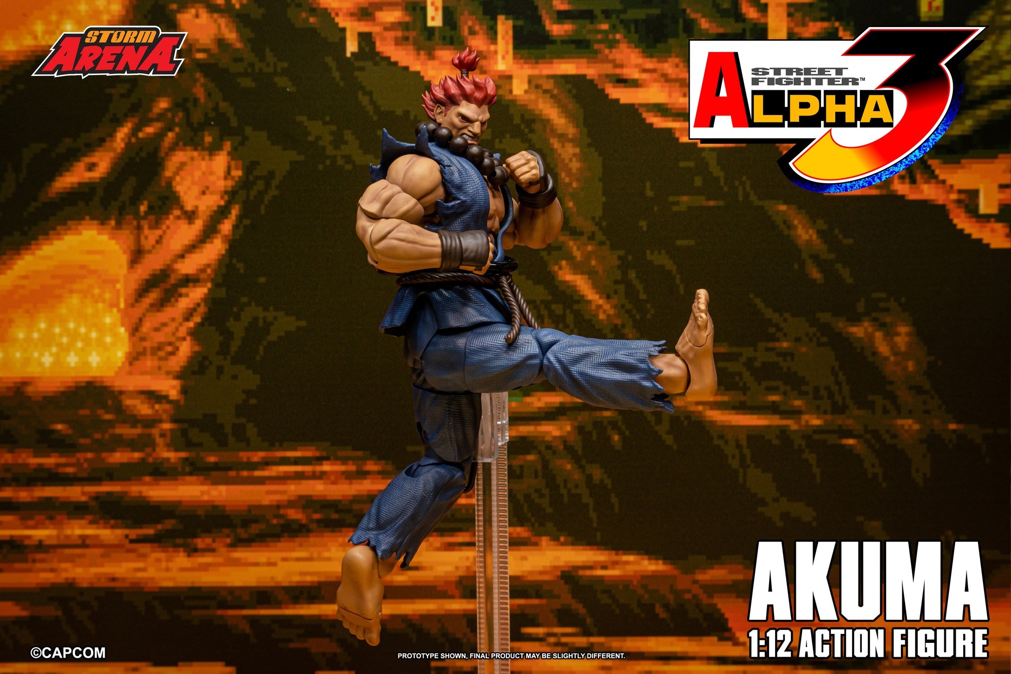 AKUMA STREET FIGHTER ALPHA 3 (STORM ARENA) 1/12 Scale By Storm Collectibles