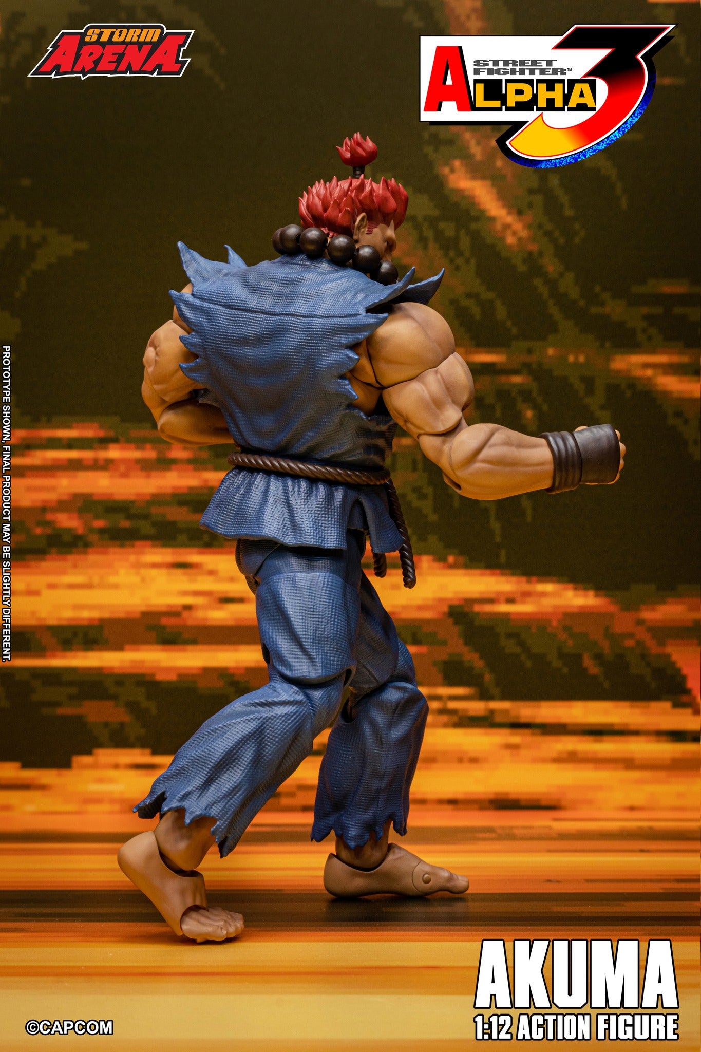 AKUMA STREET FIGHTER ALPHA 3 (STORM ARENA) 1/12 Scale By Storm Collectibles