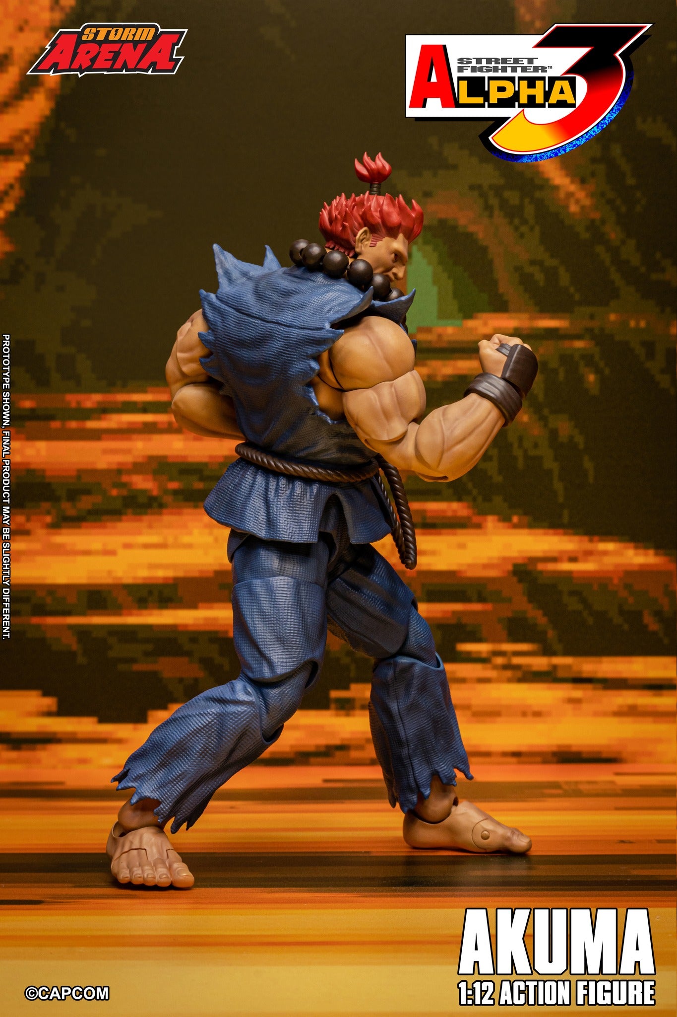 AKUMA STREET FIGHTER ALPHA 3 (STORM ARENA) 1/12 Scale By Storm Collectibles