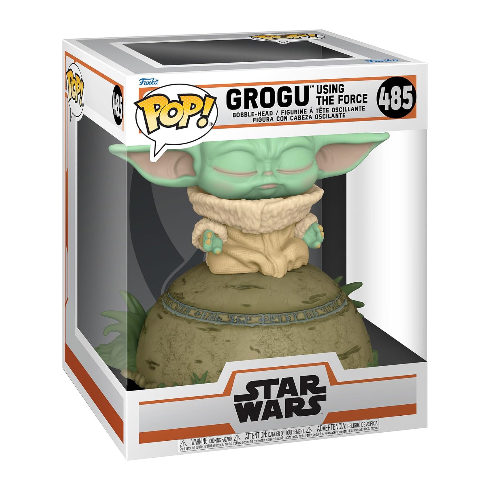 Star Wars: The Mandalorian - Grogu Using the Force (with SFX) Deluxe Pop!
