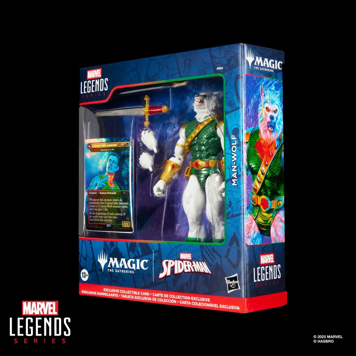 Spider-Man Marvel Legends Magic: The Gathering Man-Wolf Action Figure
