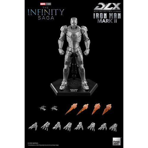 Marvel Studios: The Infinity Saga Iron Man Mark 2 DLX Action Figure By Threezero