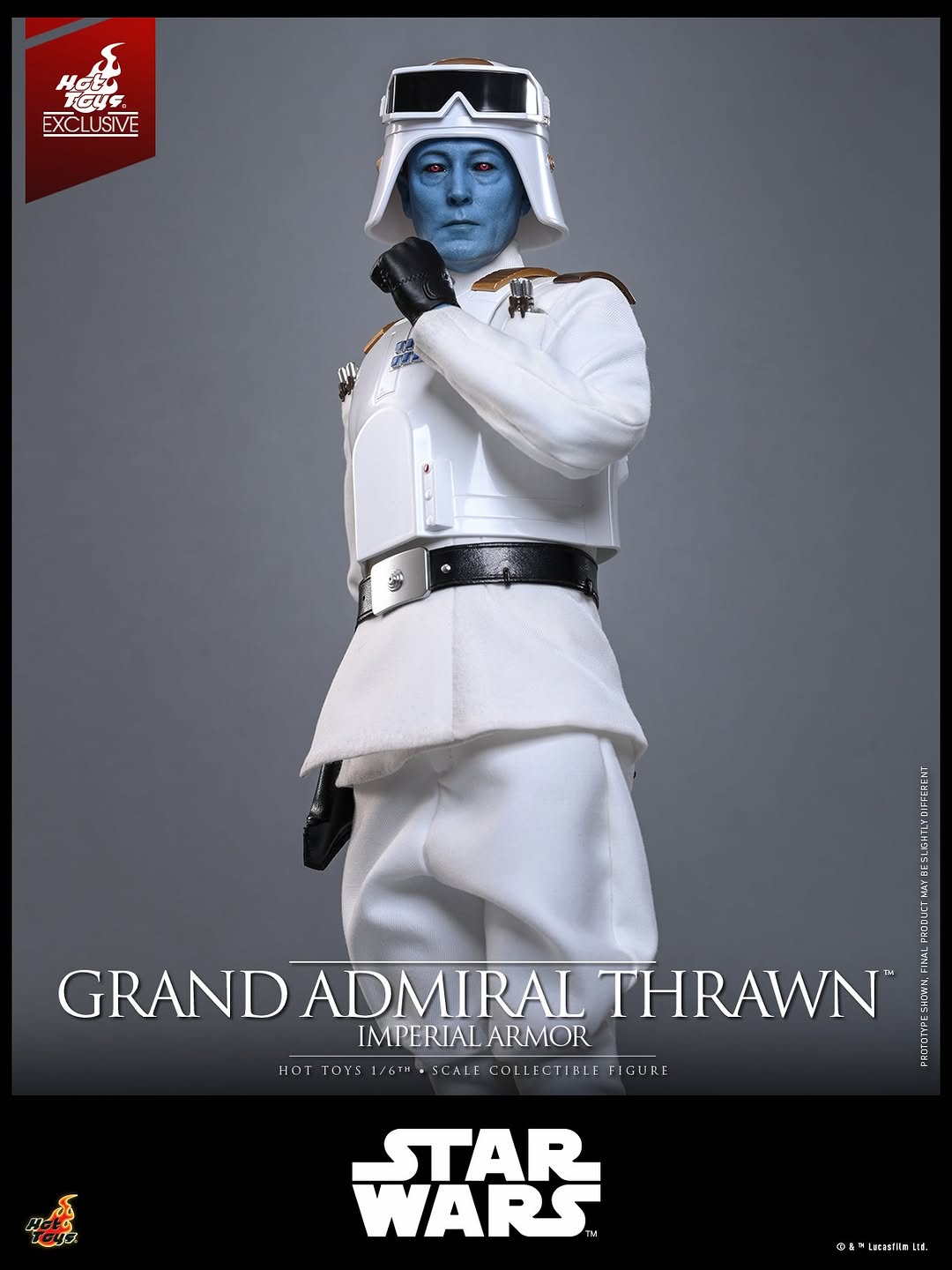 Grand Admiral Thrawn™ (Imperial Armor) Figure By Hot Toys