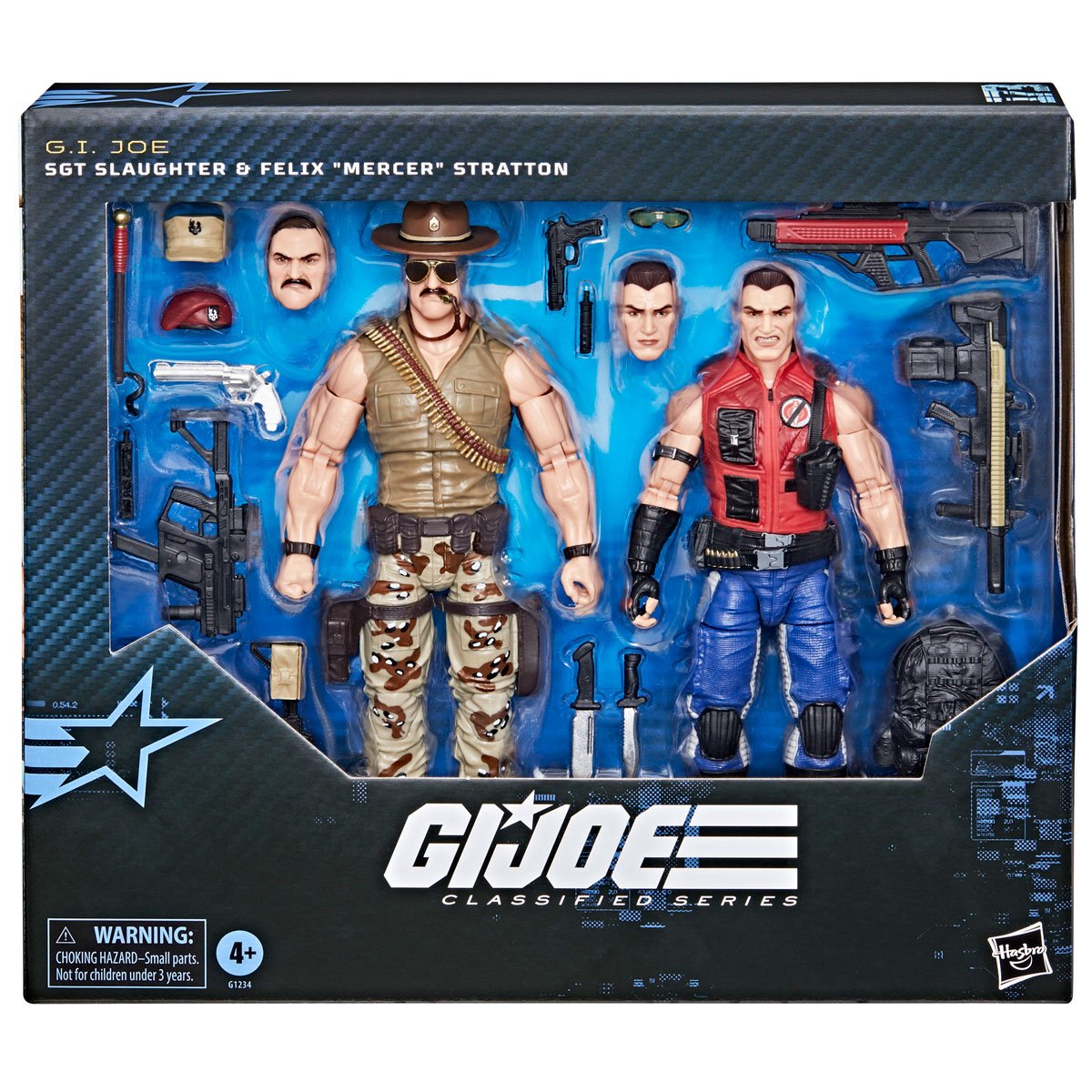 G.I. Joe Classified Series #173 Sgt Slaughter & Felix Mercer Stratton Action Figures 2-Pack