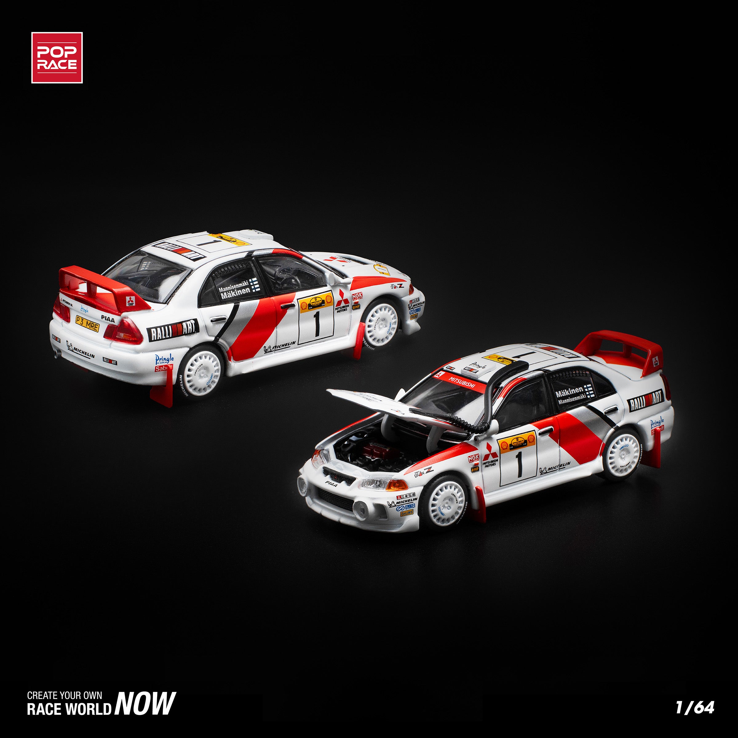 Mitsubishi Lancer EVO IV 1999 Safari Rally Kenya PR640231 by Pop Race