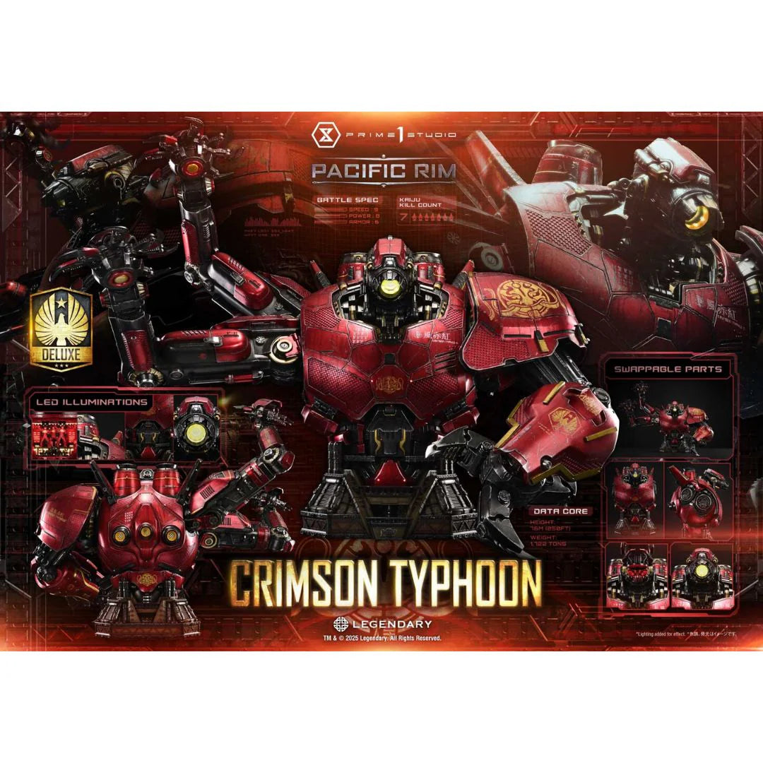 Pacific Rim Crimson Typhoon Deluxe Statue By Prime1 Studios