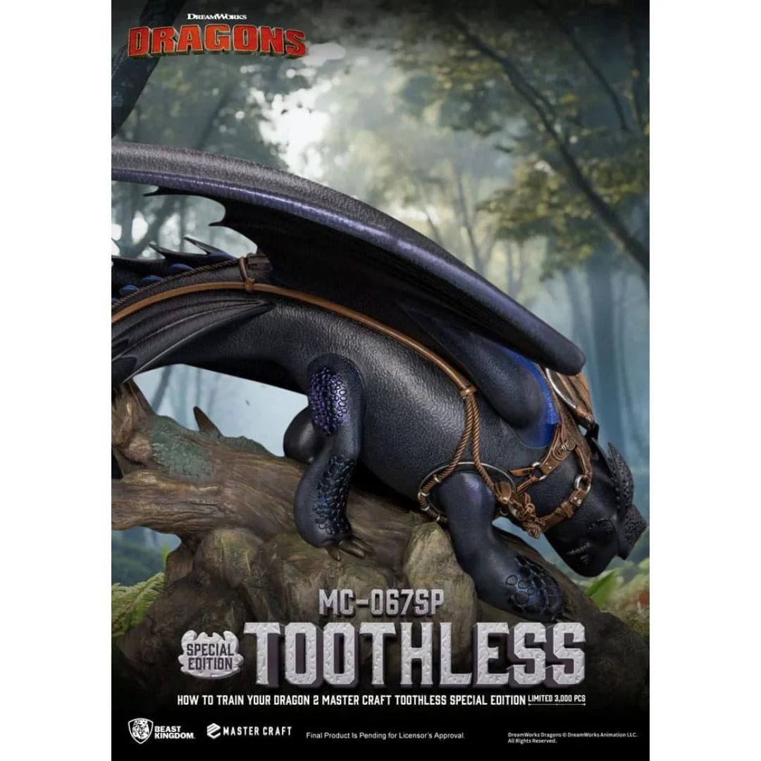 How To Train Your Dragon 2 Toothless Mc-067Sp Master Craft Statue By Beast Kingdom