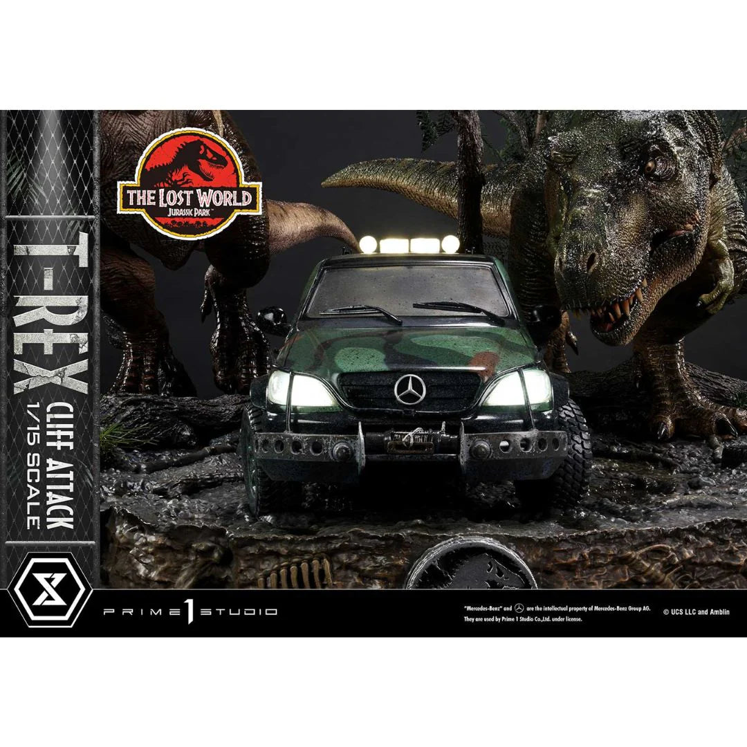 The Lost World: Jurassic Park (Film) T-Rex Cliff Attack By Prime1 Studio